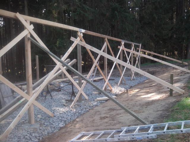 Realizace výběhu zubrů v ZOO Tábor v roce 2016